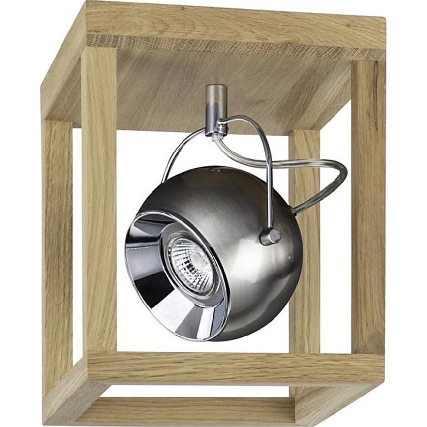 LED Stropna svetilka ROY 1xGU10/5W/230V mat hrast