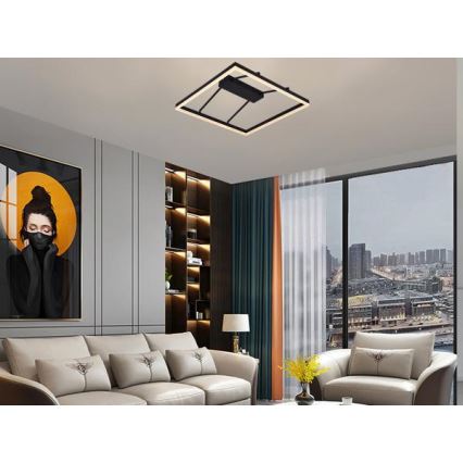 LED stropna svetilka s funkcijo zatemnitve LED/55W/230V 3000-6500K + daljinski upravljalnik