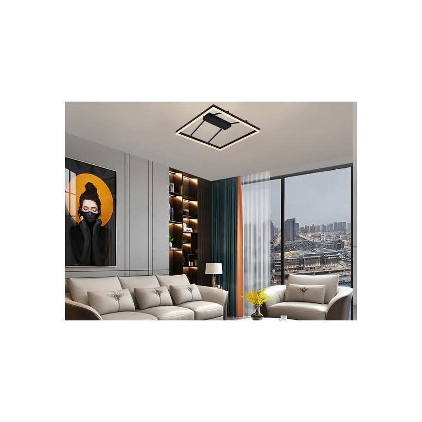 LED stropna svetilka s funkcijo zatemnitve LED/55W/230V 3000-6500K + daljinski upravljalnik