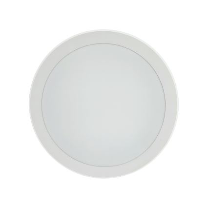LED kopalniška stropna svetilka s senzorjem gibanja, 20 W, 230 V, 3000/4000/6500 K, premer 23 cm, IP54, bela