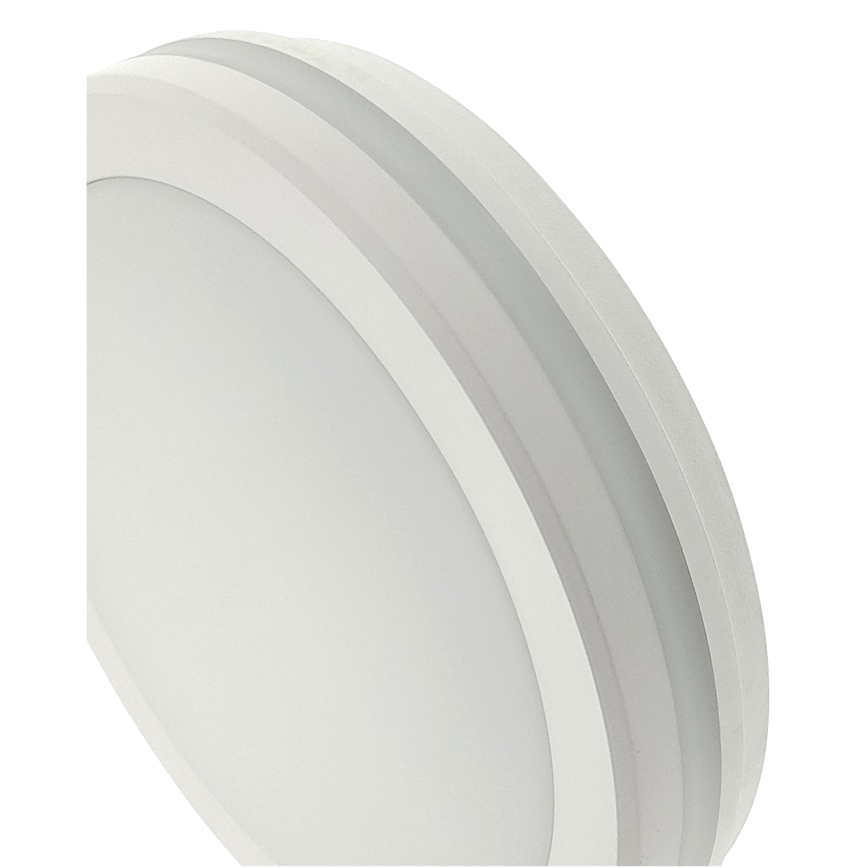 LED stropna svetilka s senzorjem gibanja LED/20W/230V 3000/4000/6500K premer 230 cm IP54 siva