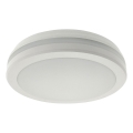 LED stropna svetilka s senzorjem gibanja LED/20W/230V 3000/4000/6500K premer 230 cm IP54 siva
