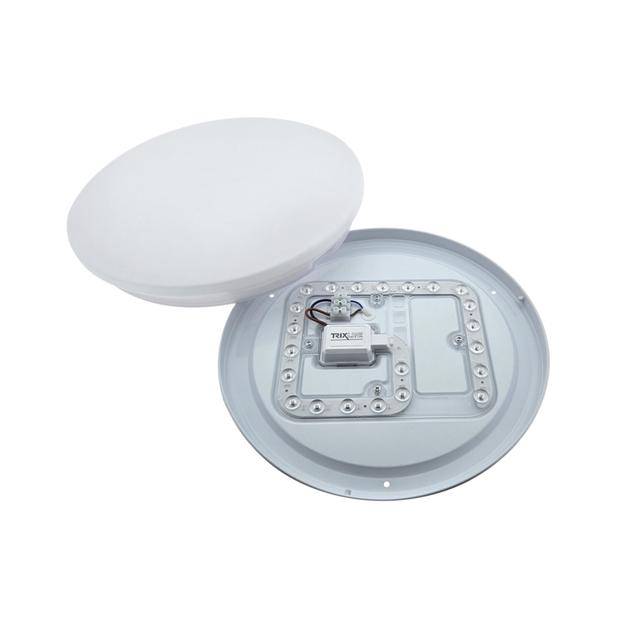 LED stropna svetilka s senzorjem gibanja LENA LED/18W/230V, premer 32,5 cm, bela