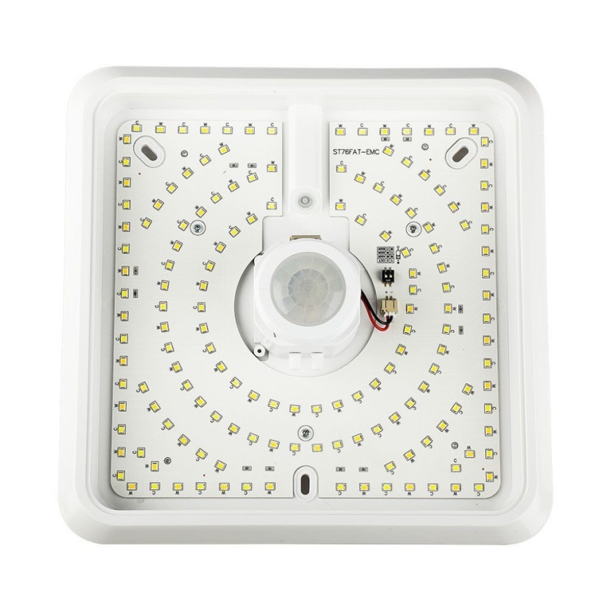 LED Stropna svetilka s senzorjem SAMSUNG CHIP LED/12W/230V 3000/4000/6000K bela