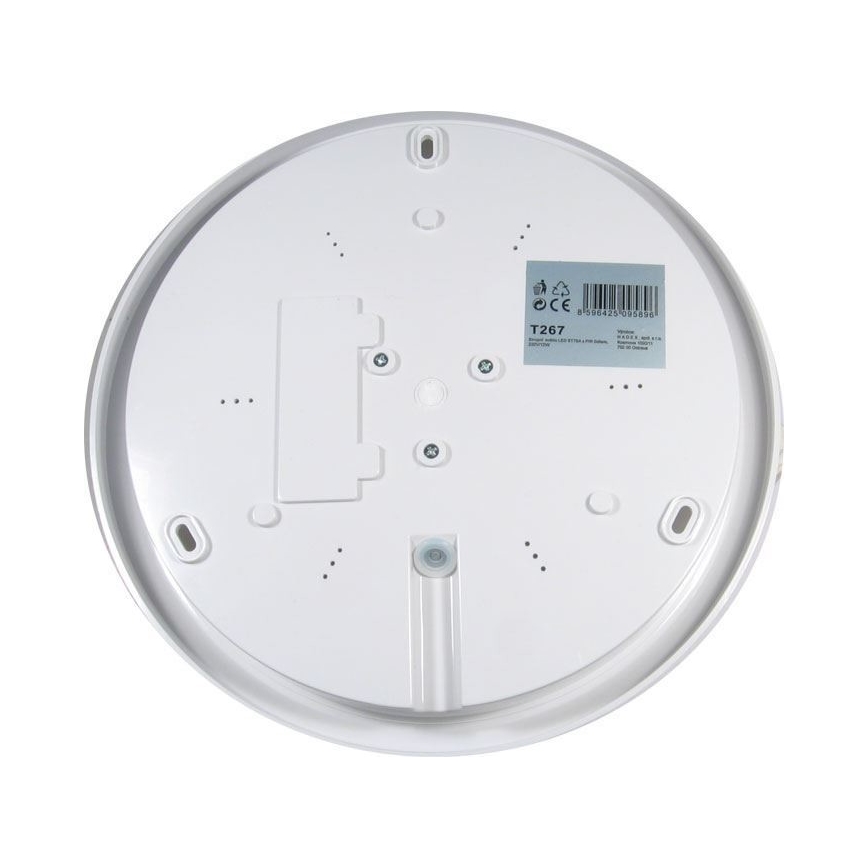 LED Stropna svetilka s senzorjem LED/12W/230V