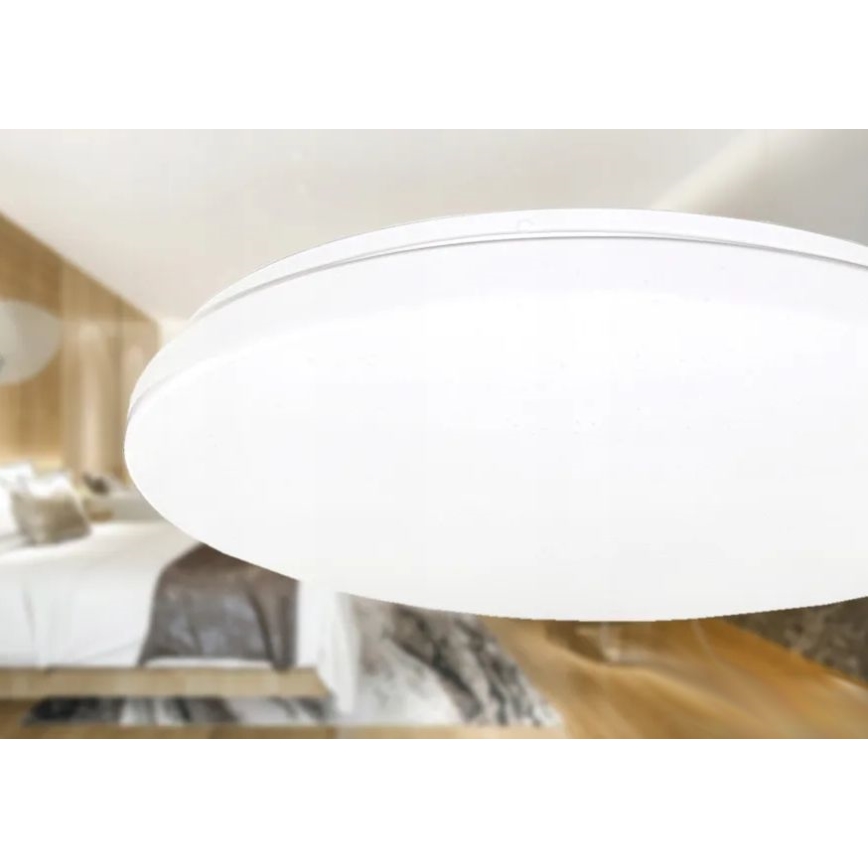 LED Stropna svetilka z motion in dusk senzor LED/24W/230V 4000K pr. 32,5 cm bela
