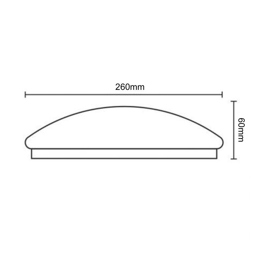 LED Stropna svetilka s senzorjem OPAL LED/12W/230V