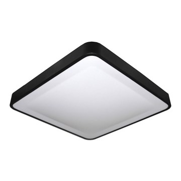 LED Stropna svetilka s senzorjem WILTON LED/24W/230V 37,5x37,5 cm črna