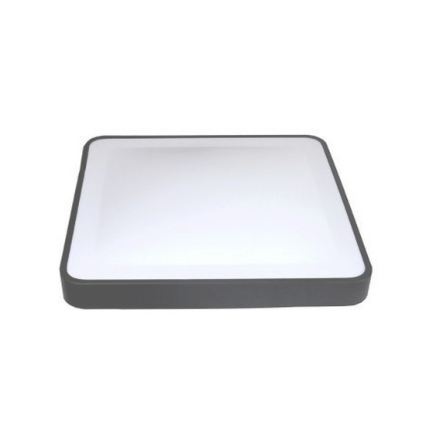 LED stropna svetilka s senzorjem gibanja in mraka WILTON LED/24W/230V 4000K 33x33 cm antracit