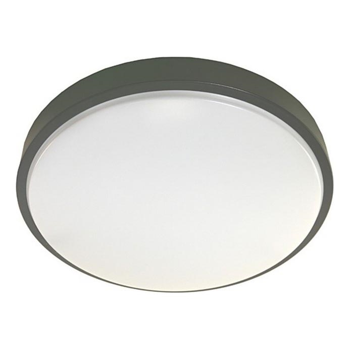 LED Stropna svetilka s senzorjem WILTON LED/24W/230V 4000K pr. 38 cm antracit