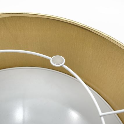 LED stropna svetilka SIRJA, 20 W, 230 V, 4000 K, premer 35 cm, rjava/zlata