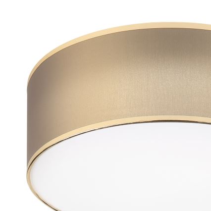 LED stropna svetilka SIRJA, 20 W, 230 V, 4000 K, premer 35 cm, rjava/zlata