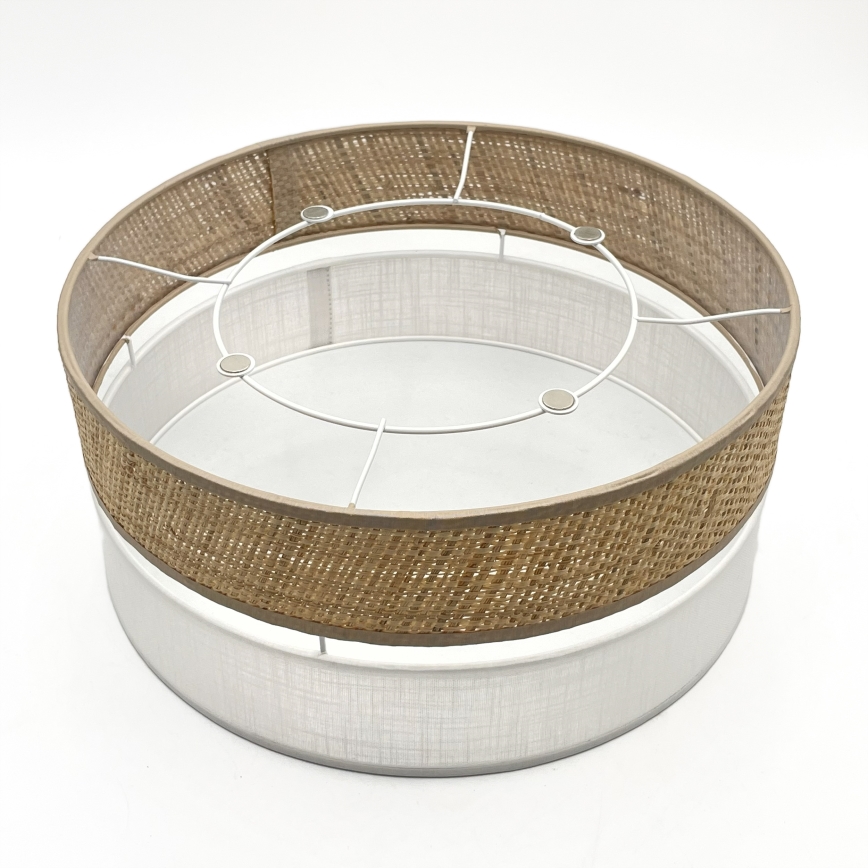 LED stropna svetilka SIRJA BOHO LED/20W/230V 4000K premer 35 cm bežna/bela