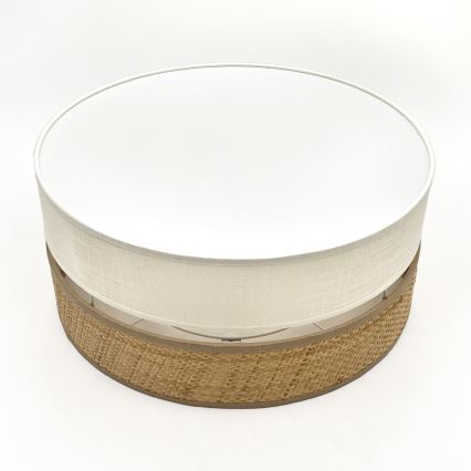 LED stropna svetilka SIRJA BOHO LED/20W/230V 4000K premer 35 cm bežna/kremna