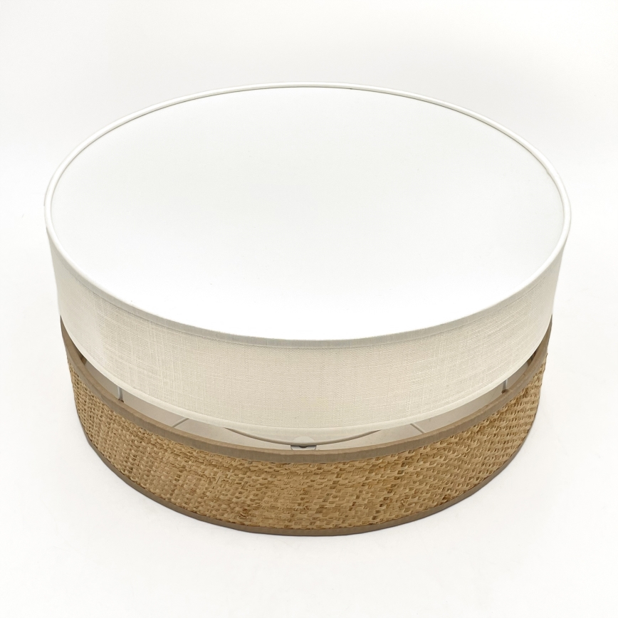 LED stropna svetilka SIRJA BOHO LED/20W/230V 4000K premer 35 cm bežna/kremna