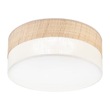 LED stropna svetilka SIRJA BOHO, 20 W, 230 V, 4000 K, premer 35 cm, bežna/kremna