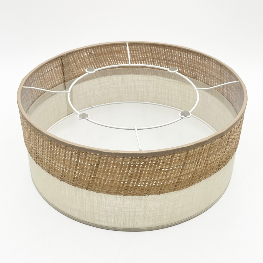 LED stropna svetilka SIRJA BOHO, 20 W, 230 V, 4000 K, premer 35 cm, bežna/kremna