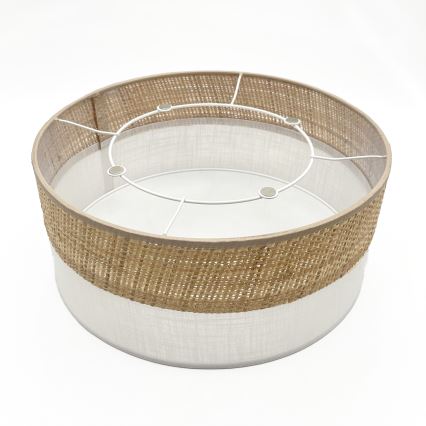 LED stropna svetilka SIRJA BOHO LED/20W/230V 4000K Ø 35 cm bež/bela