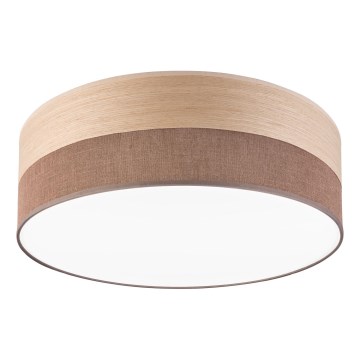 LED Stropna svetilka SIRJA WOOD LED/36W/230V pr. 45 cm rjava/hrast