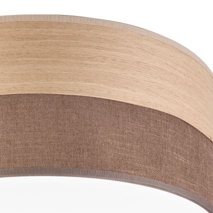 LED Stropna svetilka SIRJA WOOD LED/36W/230V pr. 45 cm rjava/hrast