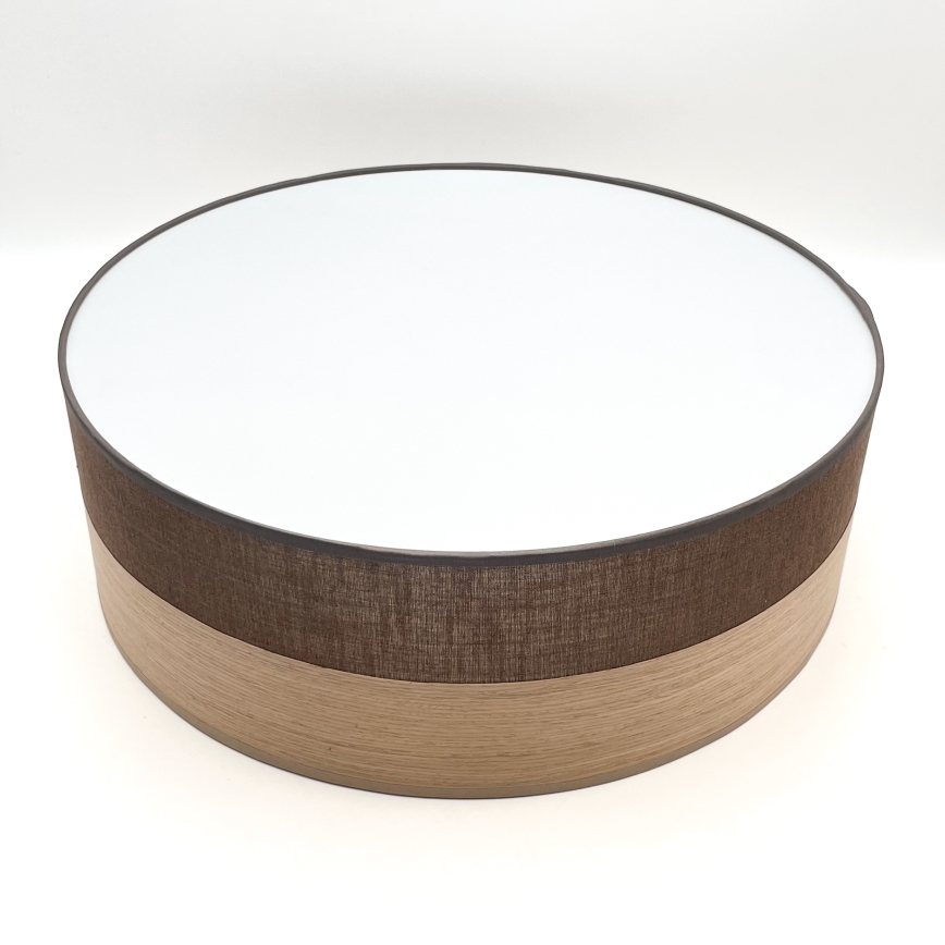 LED Stropna svetilka SIRJA WOOD LED/36W/230V pr. 45 cm rjava/hrast
