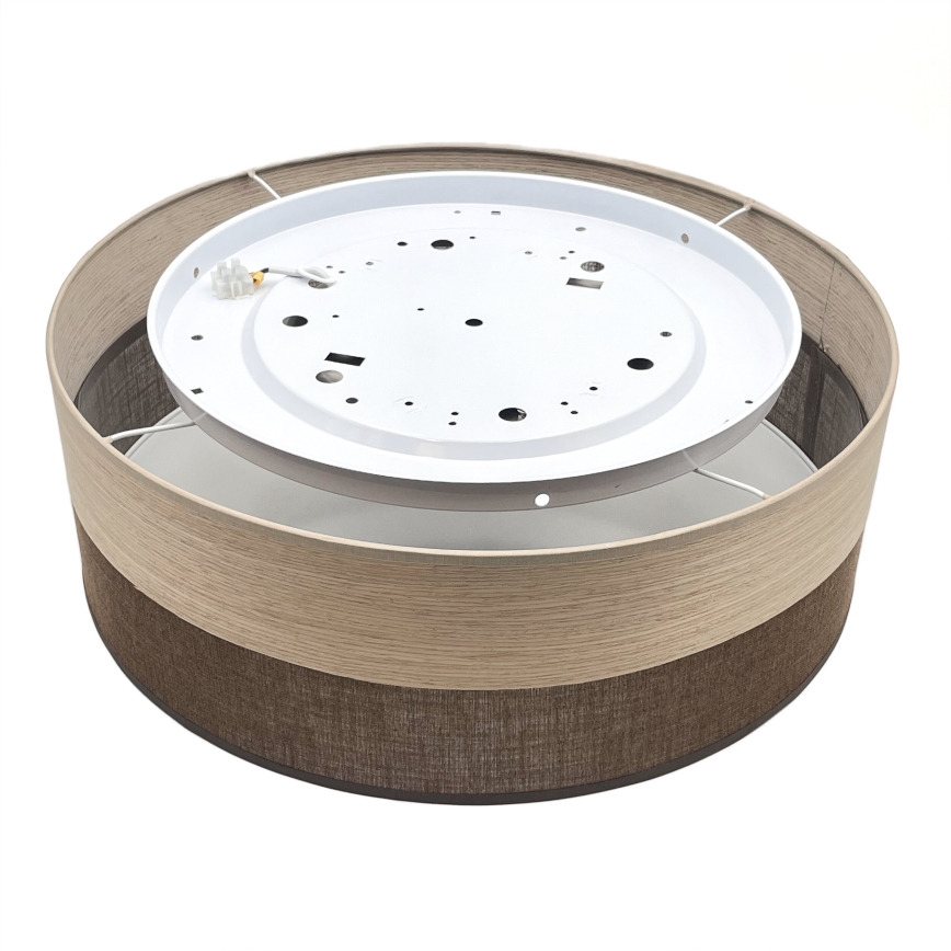 LED Stropna svetilka SIRJA WOOD LED/36W/230V pr. 45 cm rjava/hrast