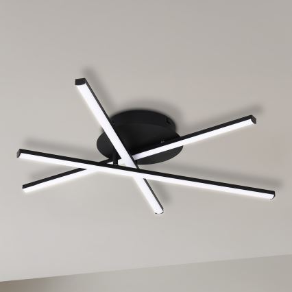 LED stropna svetilka STICK LED/12W/230V črna
