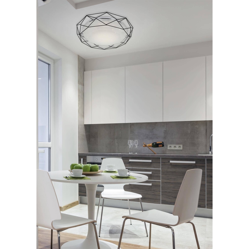 LED Stropna svetilka SVEN LED/24/230V črna