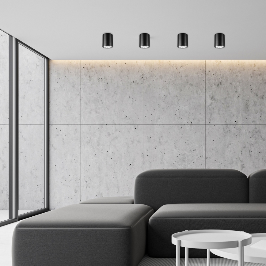 LED Vgradna svetilka TACO 1xE27/15W/230V črna