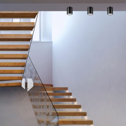 LED Vgradna svetilka TACO 1xE27/15W/230V črna