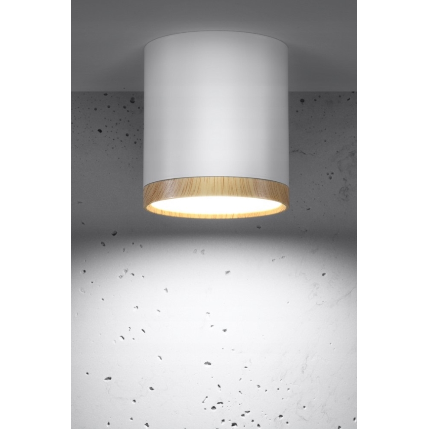 LED Stropna svetilka TUBA LED/5W/230V bela/bež