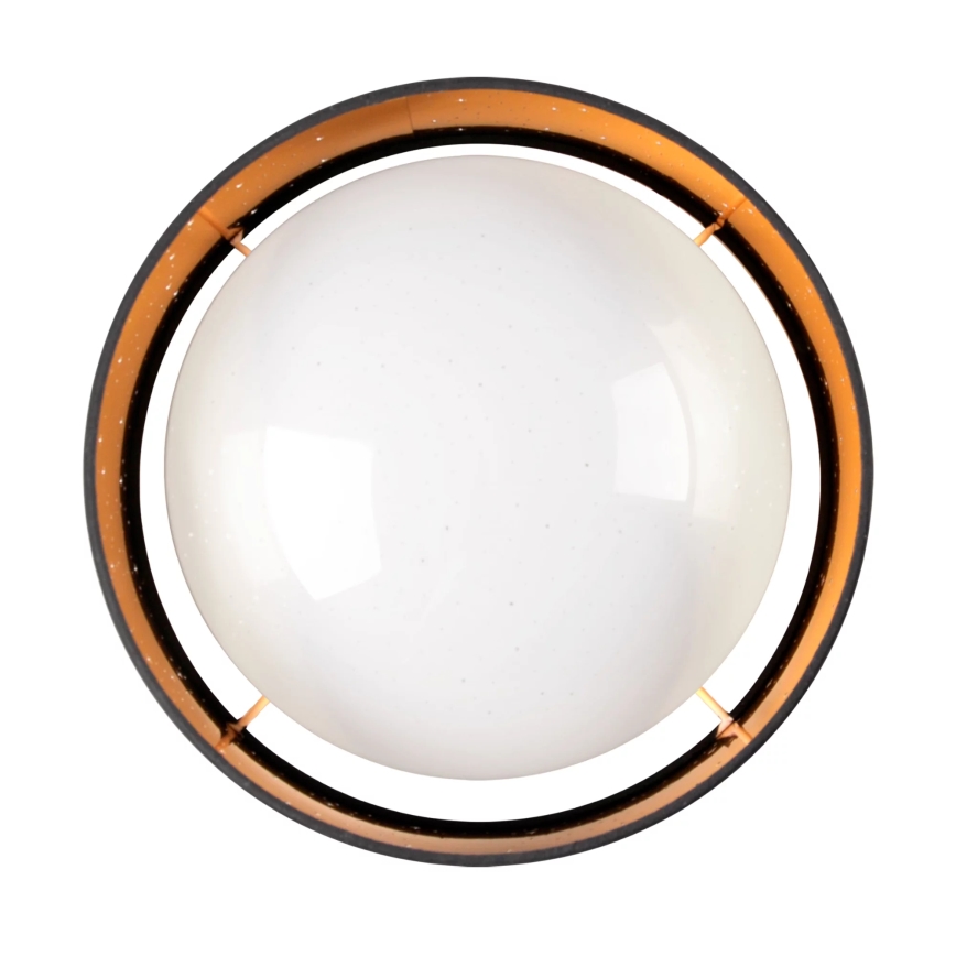LED Stropna svetilka TULUZA LED/18W/230V premer 32 cm črn