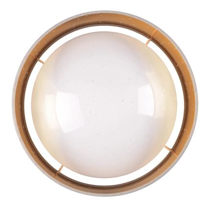 LED Stropna svetilka TULUZA LED/18W/230V premer 32 cm rjava