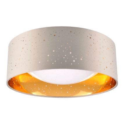 LED Stropna svetilka TULUZA LED/18W/230V premer 32 cm rjava
