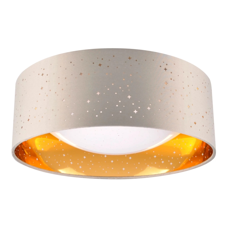 LED Stropna svetilka TULUZA LED/18W/230V premer 32 cm rjava