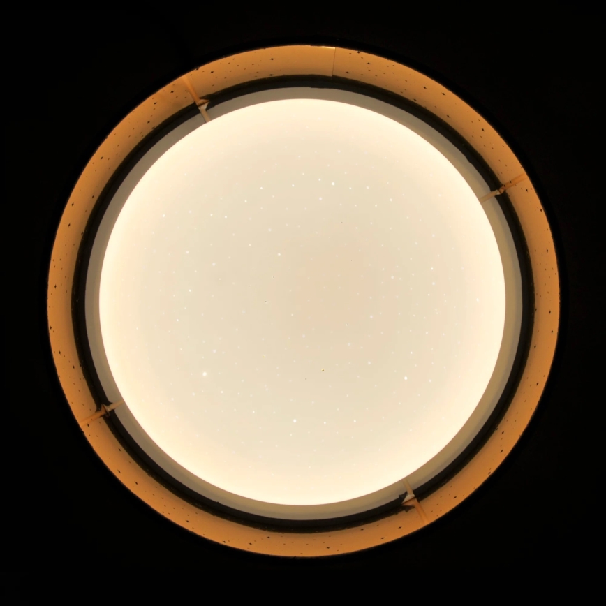 LED Stropna svetilka TULUZA LED/18W/230V premer 32 cm rjava