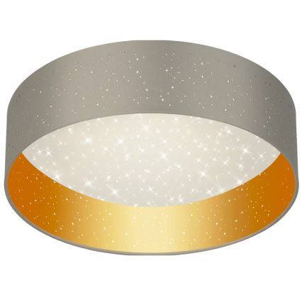 LED Stropna svetilka TULUZA LED/24W/230V premer 40 cm rjava