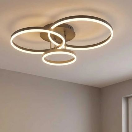 LED stropna svetilka VAASA LED/58W/230V 3000K črna