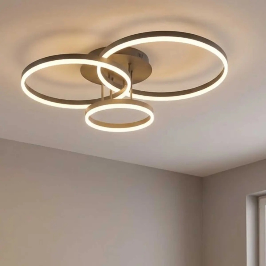 LED stropna svetilka VAASA LED/58W/230V 3000K črna
