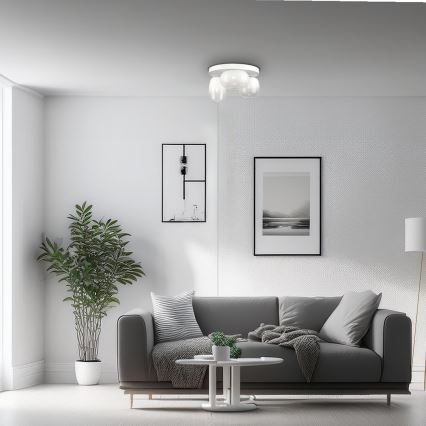 LED Stropna svetilka VASO LED/12W/230V pr. 42 cm bela