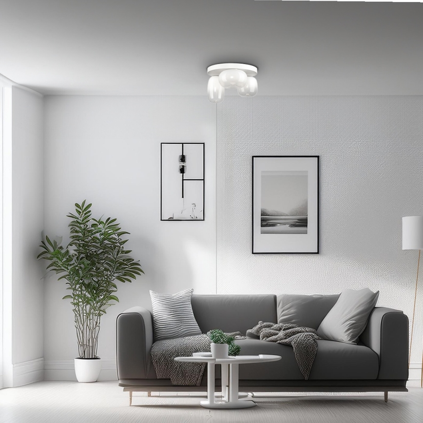 LED Stropna svetilka VASO LED/12W/230V pr. 42 cm bela