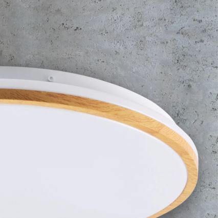 LED Stropna svetilka WOODY LED/24W/230V pr. 38 cm