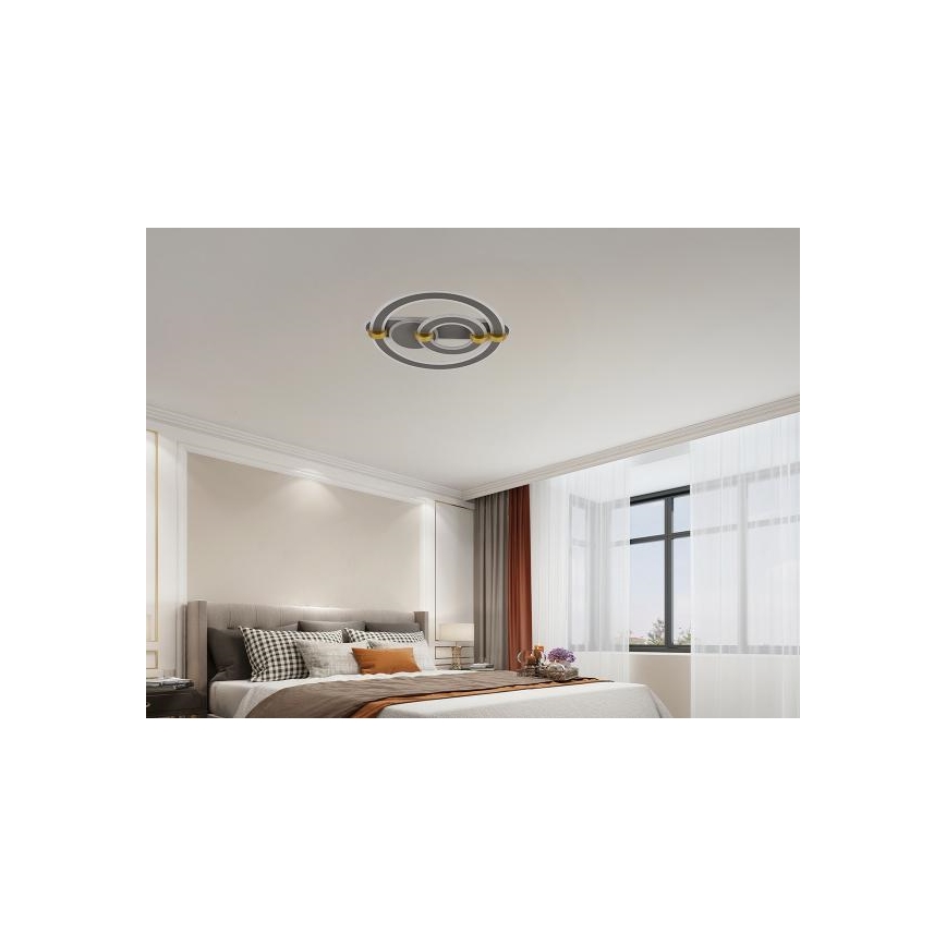 LED stropna svetilka z možnostjo zatemnitve LED/120W/230V 3000-6500K + daljinski upravljalnik