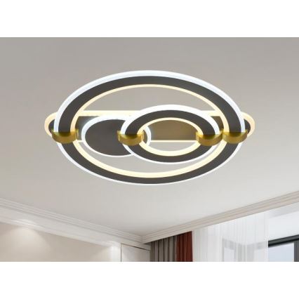 LED stropna svetilka z možnostjo zatemnitve LED/120W/230V 3000-6500K + daljinski upravljalnik