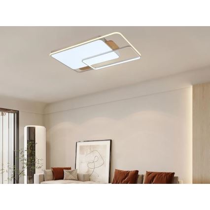 LED stropna svetilka z možnostjo zatemnitve LED/280W/230V 3000-6500K + daljinski upravljalnik