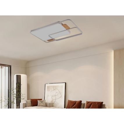 LED stropna svetilka z možnostjo zatemnitve LED/280W/230V 3000-6500K + daljinski upravljalnik
