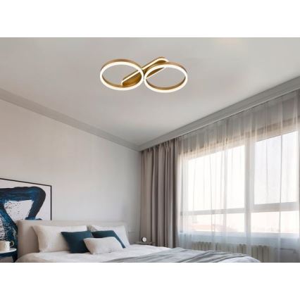 LED stropna svetilka z možnostjo zatemnitve LED/60W/230V 3000-6500K + daljinski upravljalnik