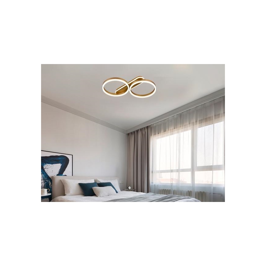 LED stropna svetilka z možnostjo zatemnitve LED/60W/230V 3000-6500K + daljinski upravljalnik