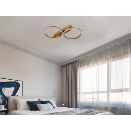 LED stropna svetilka z možnostjo zatemnitve LED/60W/230V 3000-6500K + daljinski upravljalnik