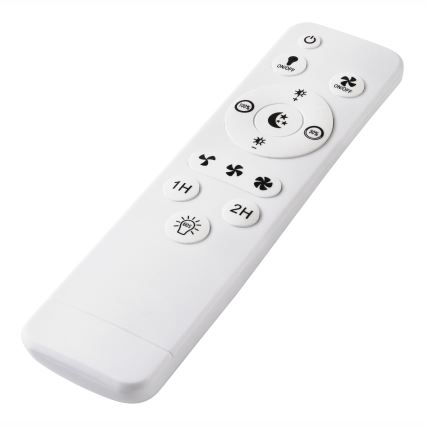 LED Zatemnitvena stropna svetilka z ventilatorjem APOLLO LED/38W/230V črna + Daljinski upravljalnik